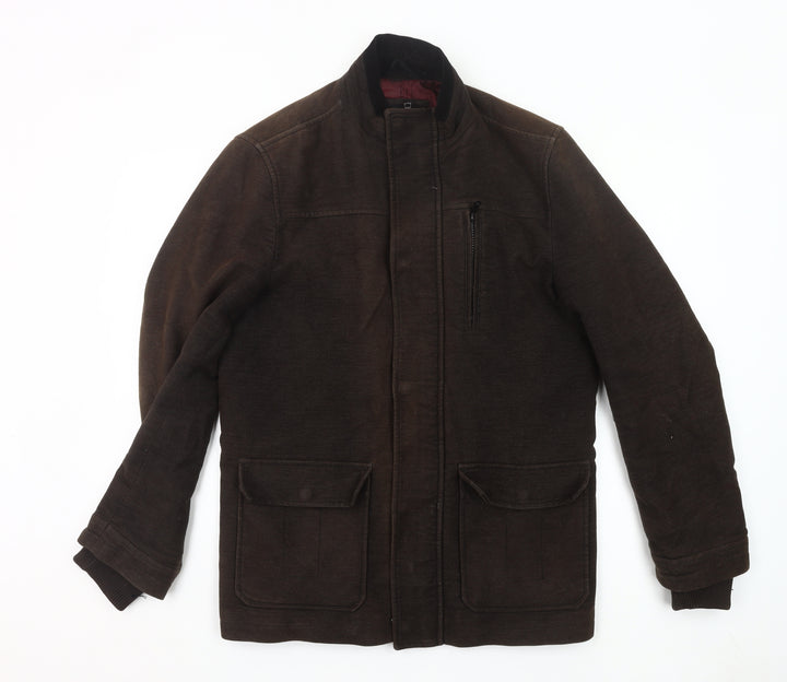 Thomas Nash Mens Brown Jacket S Cotton Blend Casual Workwear