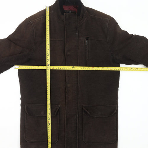 Thomas Nash Mens Brown Jacket S Cotton Blend Casual Workwear