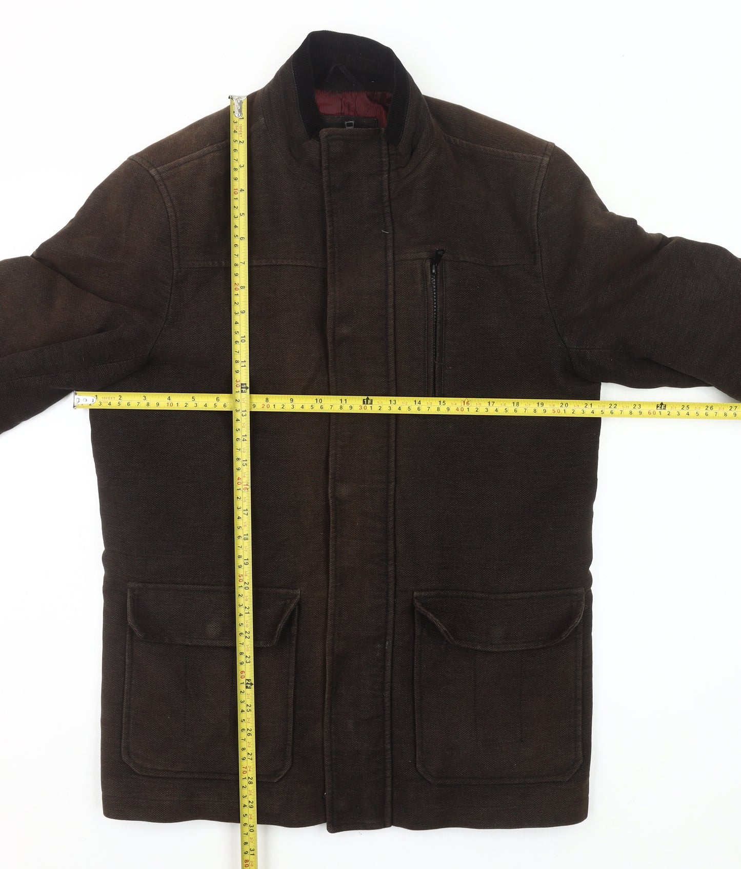 Thomas Nash Mens Brown Jacket S Cotton Blend Casual Workwear