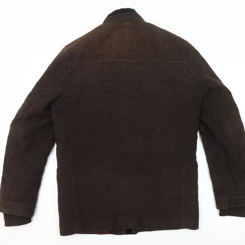 Thomas Nash Mens Brown Jacket S Cotton Blend Casual Workwear