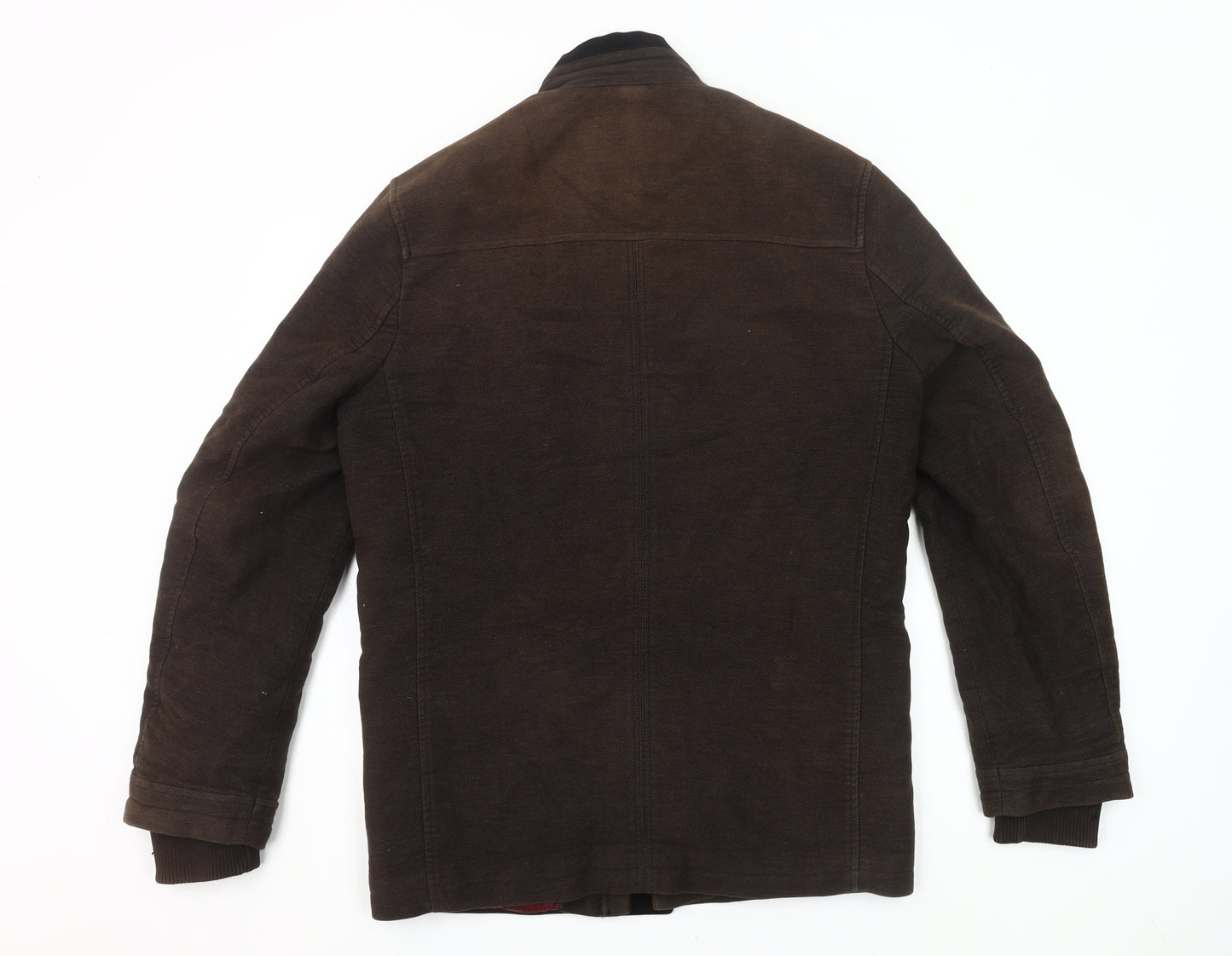 Thomas Nash Mens Brown Jacket S Cotton Blend Casual Workwear