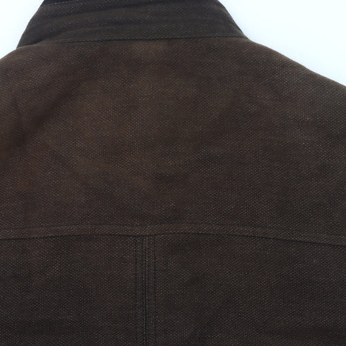 Thomas Nash Mens Brown Jacket S Cotton Blend Casual Workwear