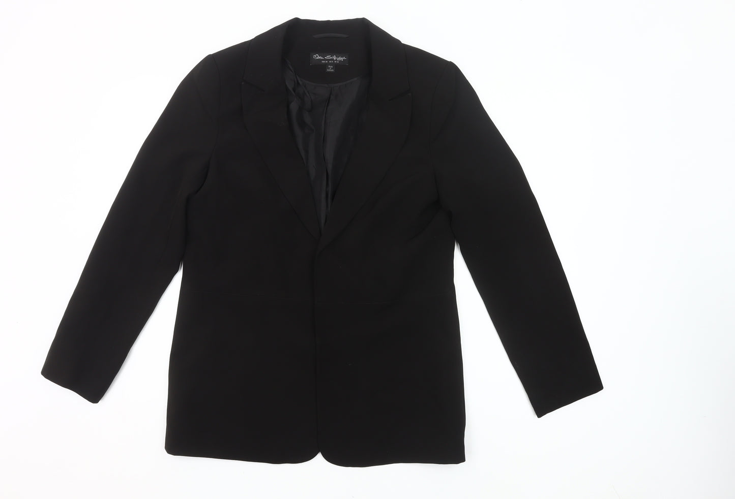 Miss Selfridge Women Black Size 10 Blazer Jacket Workwear