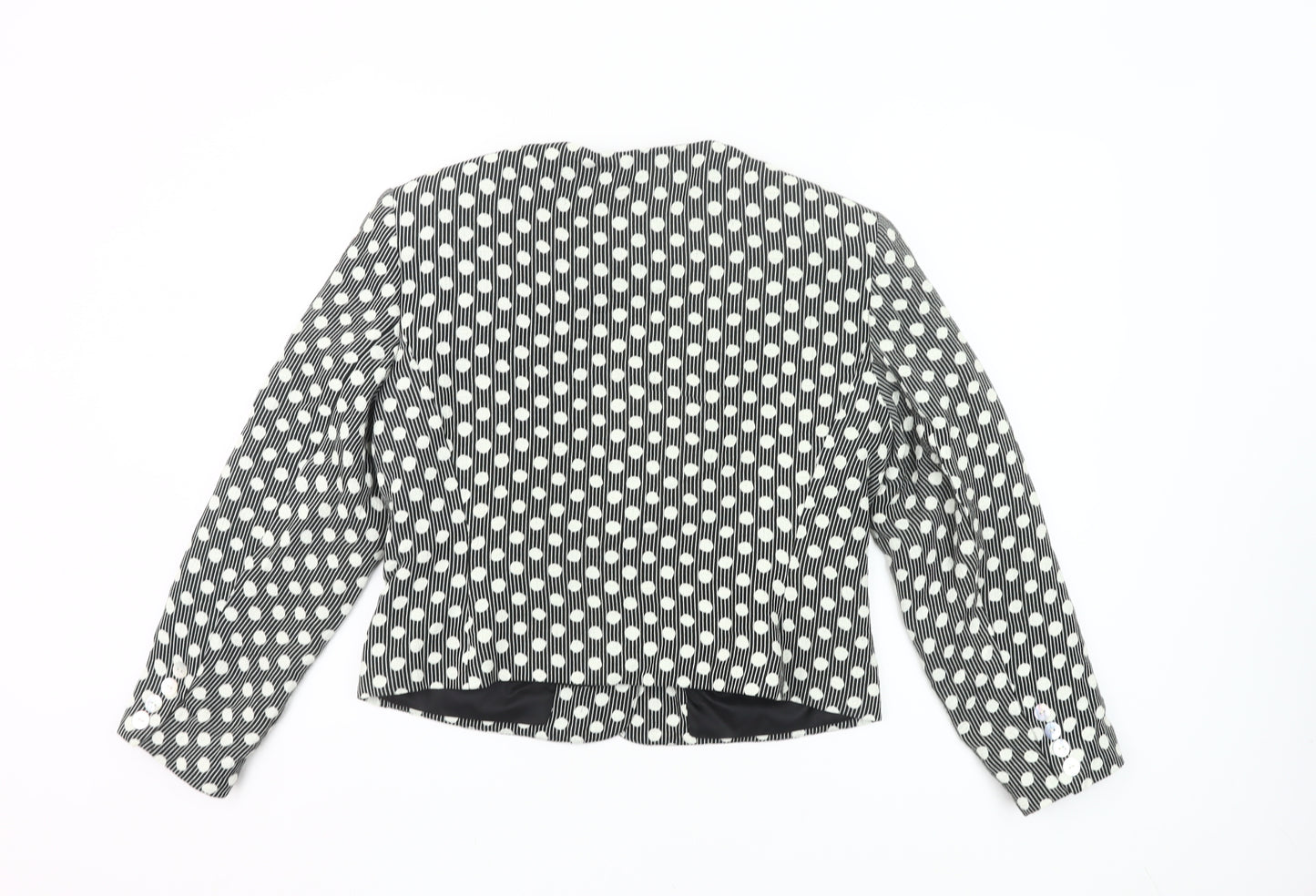 Windsmoor Women’s Black Polka Dot Size 12 Single-Breasted Jacket