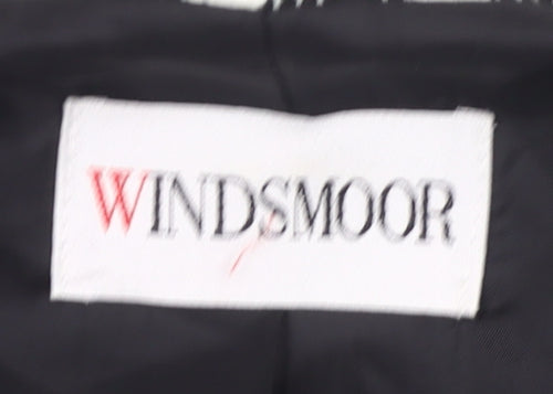Windsmoor Women’s Black Polka Dot Size 12 Single-Breasted Jacket