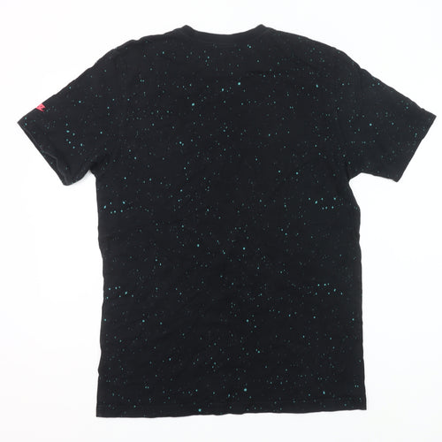 Nike Men's Black Large AF1 Graphic Print Regular Fit T-Shirt