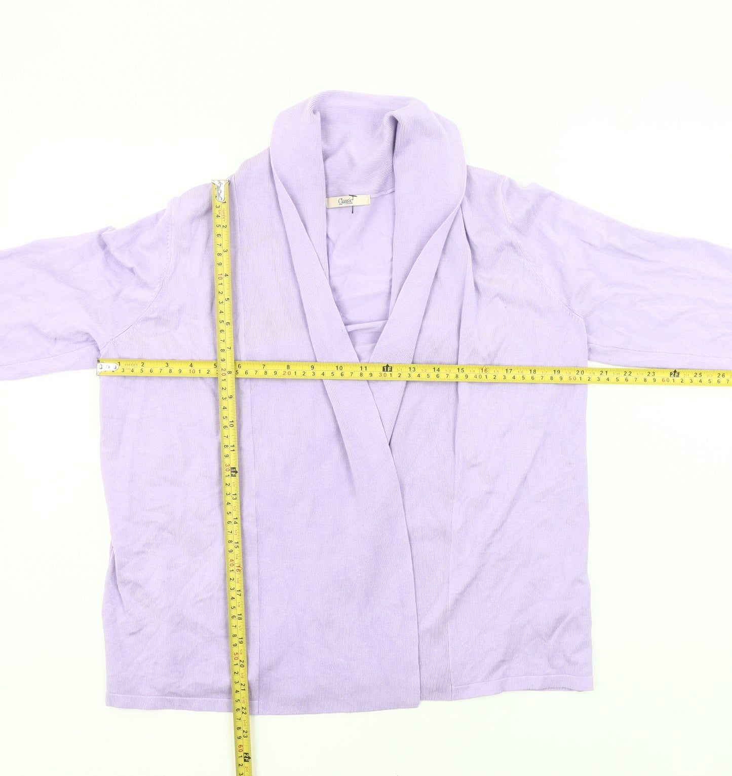Marks and Spencer Womens Purple Size 16 Cardigan Knit Long Sleeve