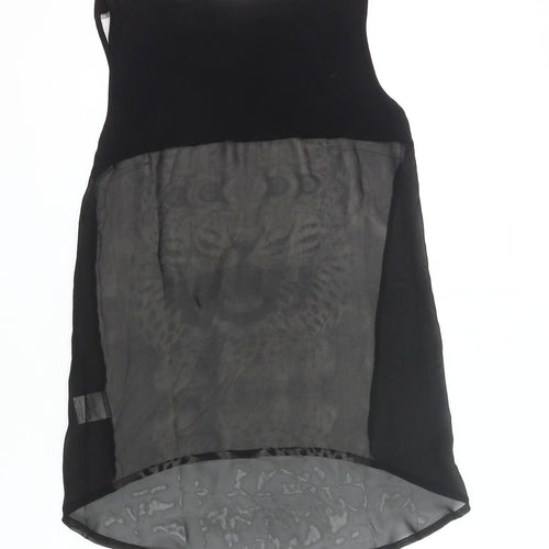 Firetrap Women’s Black Animal Print Sleeveless Tank Top Size S