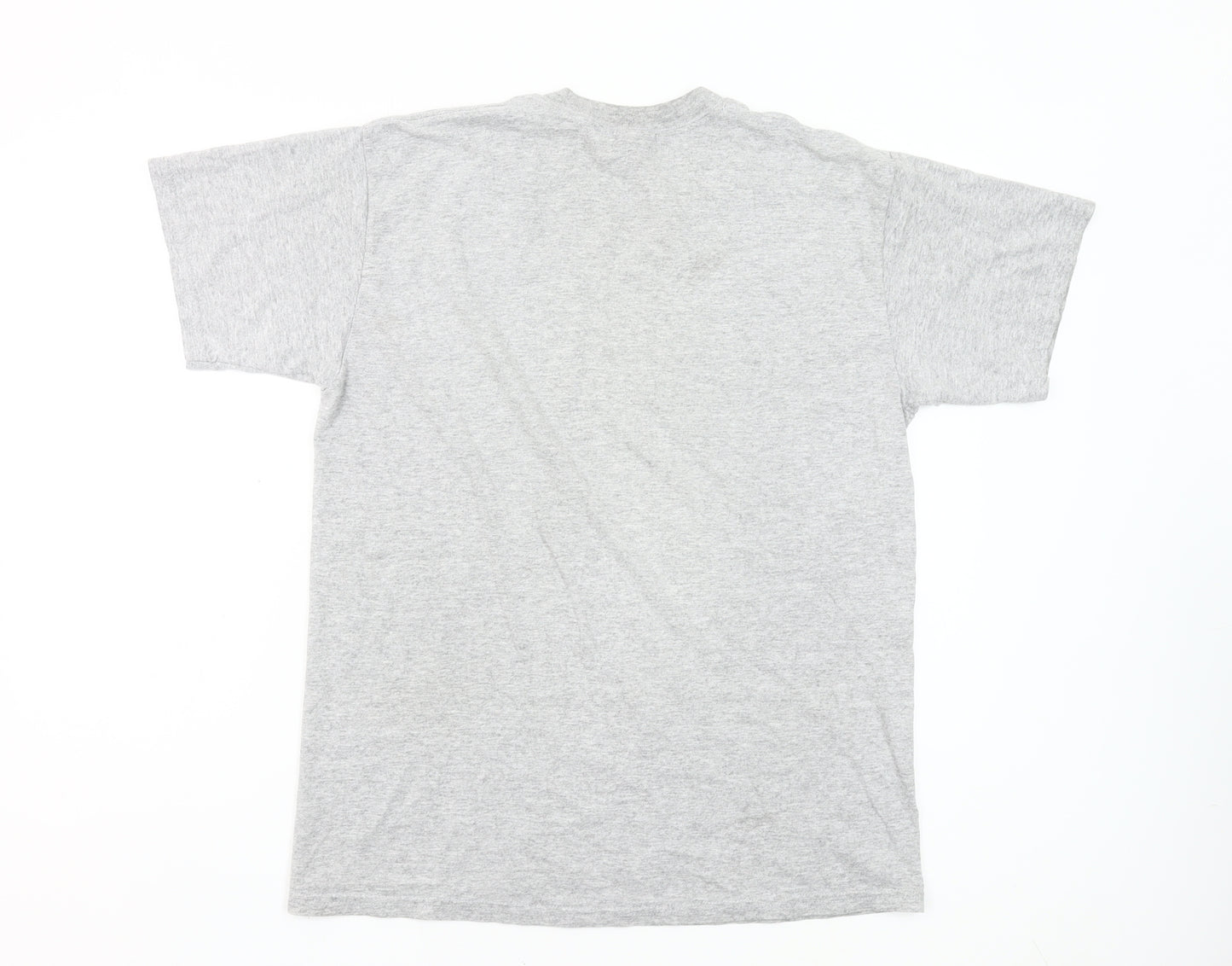 Gildan Mens Grey M Los Angeles California Graphic T-Shirt