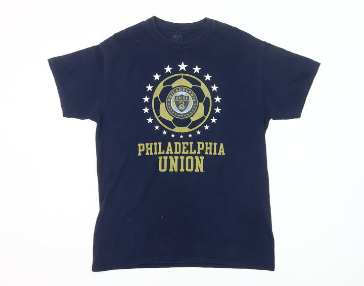 MLS Philadelphia Union Men's Blue Medium Graphic Cotton T-Shirt