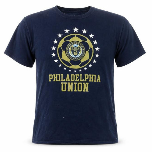 MLS Philadelphia Union Men's Blue Medium Graphic Cotton T-Shirt