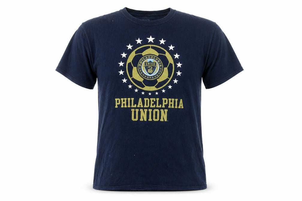 MLS Philadelphia Union Men's Blue Medium Graphic Cotton T-Shirt