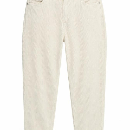 Topshop Women’s Beige Corduroy Chino Trousers Size 12 Straight Leg