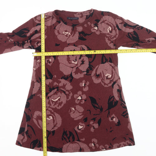 Marks and Spencer Women’s Pink Floral Tunic Blouse UK 10 Long Sleeve