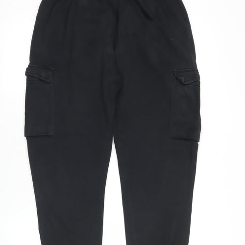 Nike Men’s Black Joggers S Fleece Gym Training Tapered Trousers