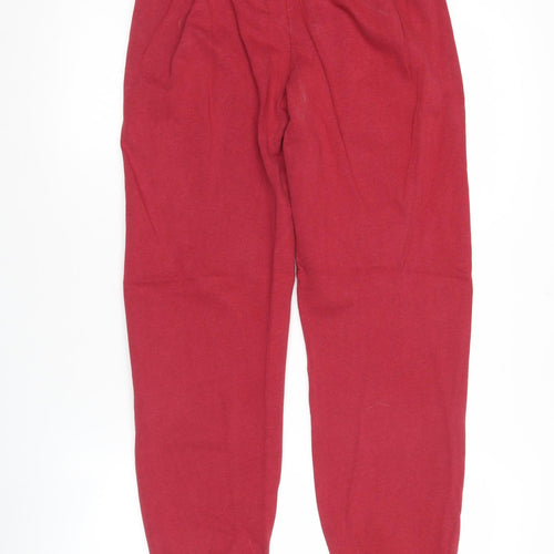 Kappa Mens Red Jogger Sweatpants Medium Cotton Blend Tapered
