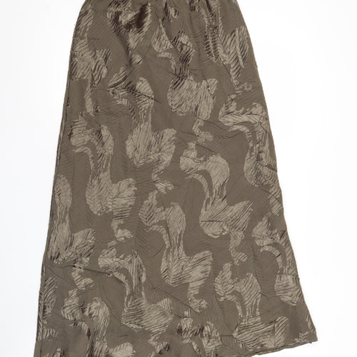 Roman Originals Women’s Brown A-Line Knee Length Skirt Size 10