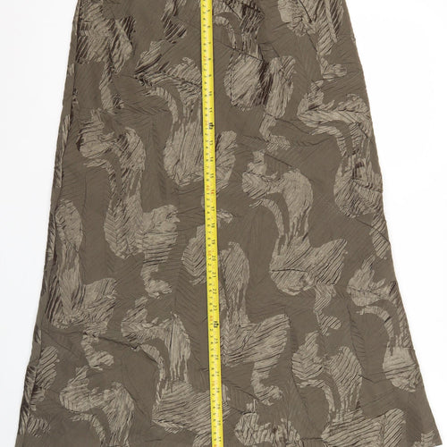 Roman Originals Women’s Brown A-Line Knee Length Skirt Size 10