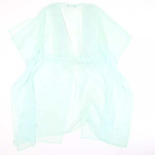 Marks and Spencer Womens Green Kaftan Dress Size 12 Summer Beachwear