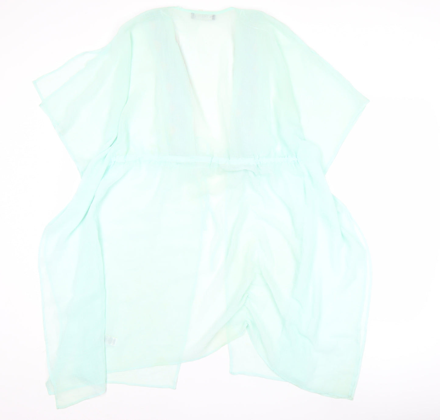 Marks and Spencer Womens Green Kaftan Dress Size 12 Summer Beachwear