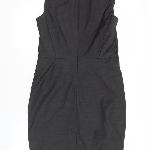 Next Women’s Black Sleeveless Sheath Dress Size 10 Workwear
