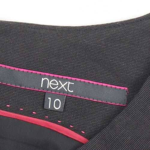 Next Women’s Black Sleeveless Sheath Dress Size 10 Workwear