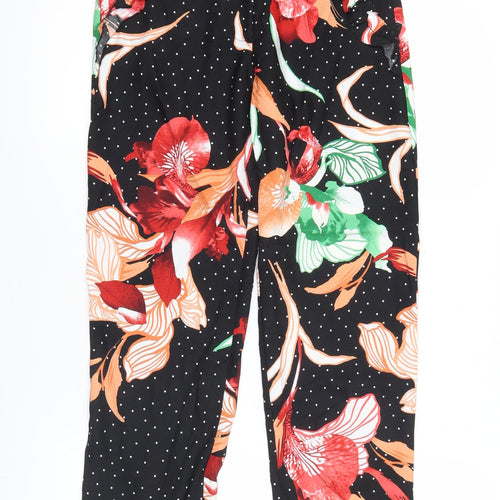 River Island Women’s Multicoloured Floral Jogger Trousers Size 6