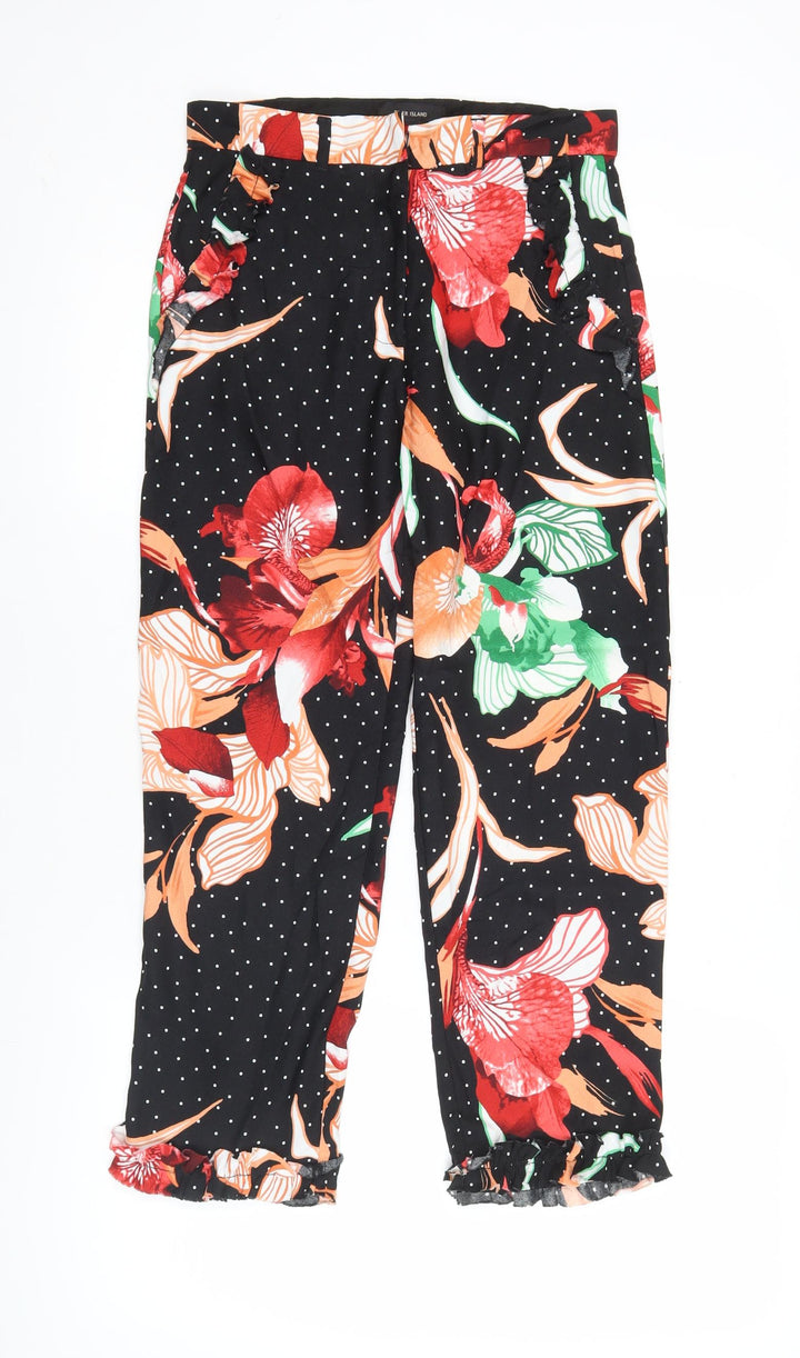 River Island Women’s Multicoloured Floral Jogger Trousers Size 6