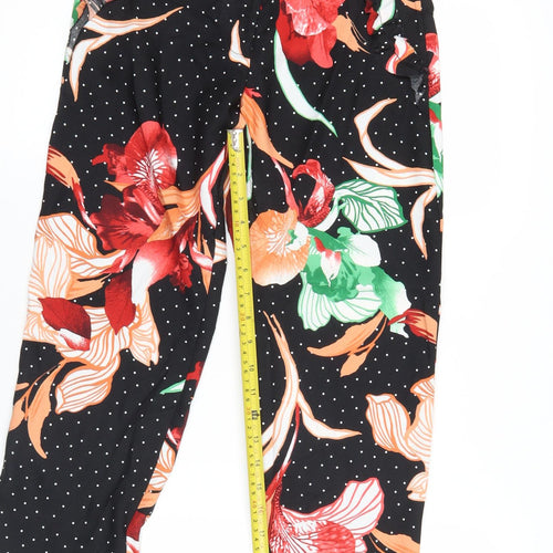 River Island Women’s Multicoloured Floral Jogger Trousers Size 6