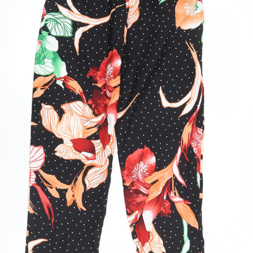 River Island Women’s Multicoloured Floral Jogger Trousers Size 6