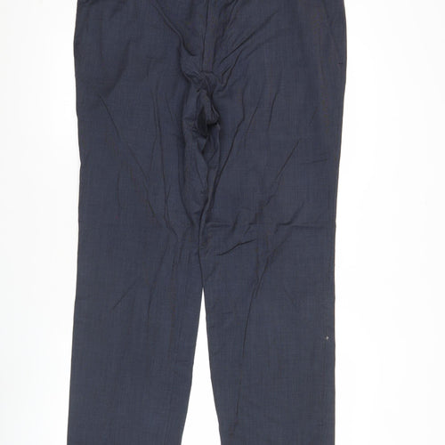Marks and Spencer Men's Blue 38W 31L Tailored Fit Dress Pants
