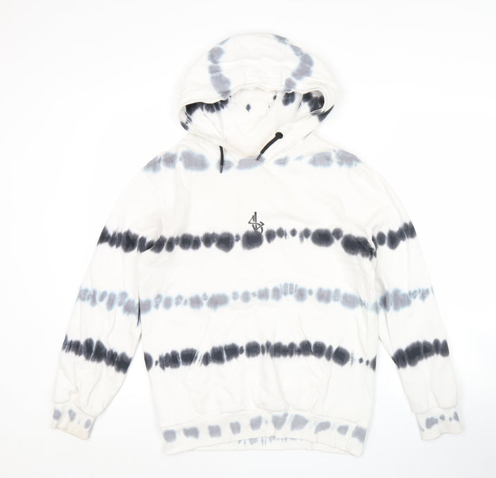 Sonneti London Boys White Tie-Dye Pullover Hoodie 12-13 Years