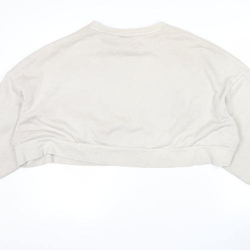 Puma Women’s Beige XL Pullover Sweatshirt Crew Neck Casual Sportswear