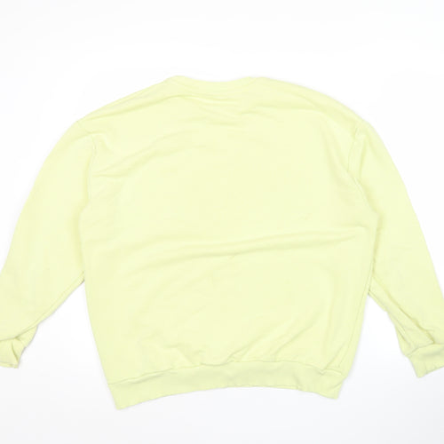 River Island Women’s Yellow Milan Graphic Crew Neck Sweatshirt Size S