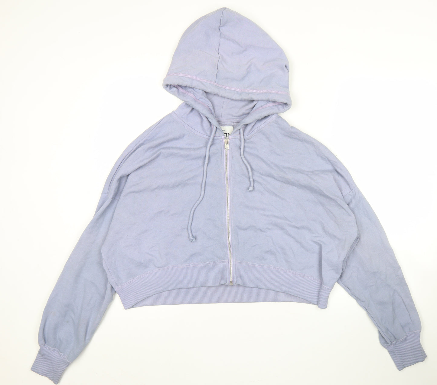 Hollister Womens Purple Hoodie Sweatshirt Medium Full Zip Hoodie