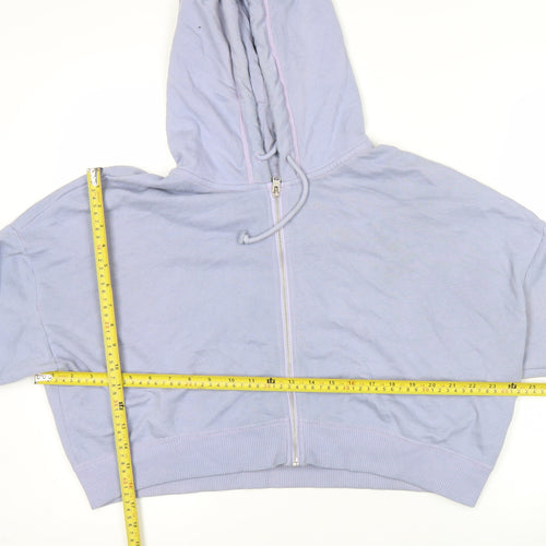 Hollister Womens Purple Hoodie Sweatshirt Medium Full Zip Hoodie
