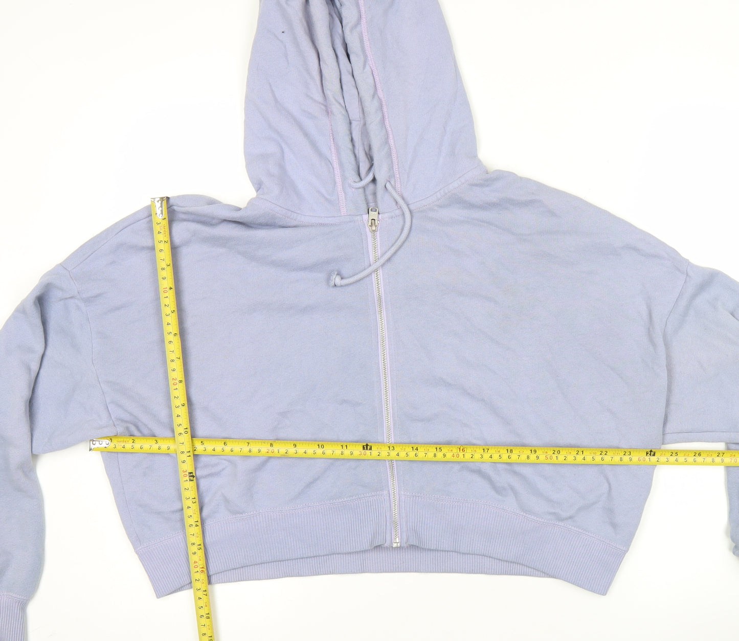 Hollister Womens Purple Hoodie Sweatshirt Medium Full Zip Hoodie