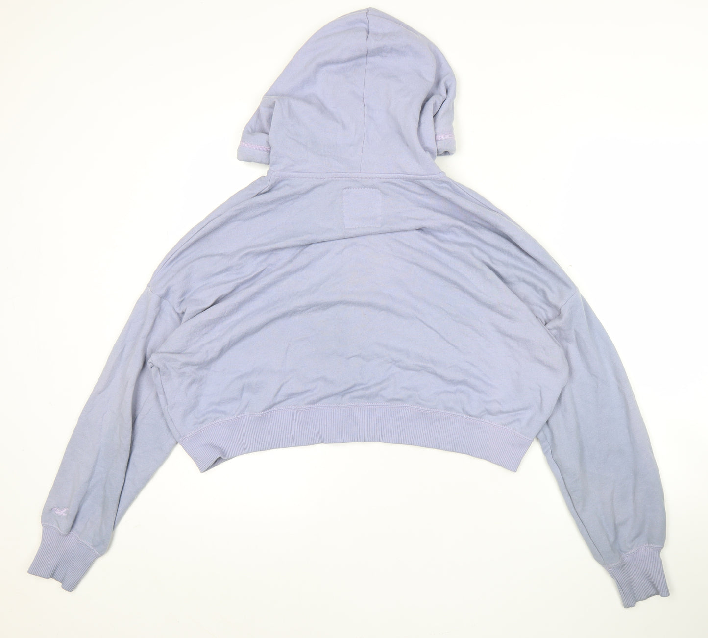 Hollister Womens Purple Hoodie Sweatshirt Medium Full Zip Hoodie