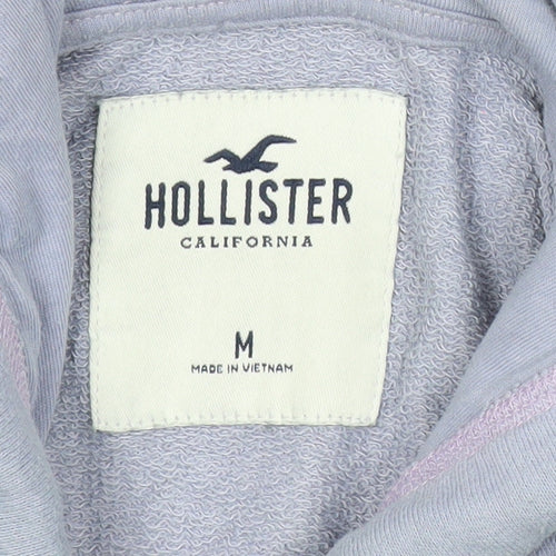 Hollister Womens Purple Hoodie Sweatshirt Medium Full Zip Hoodie