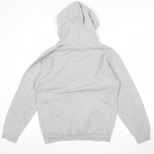 Audere Couture Men's Grey Small Pullover Hoodie with Logo