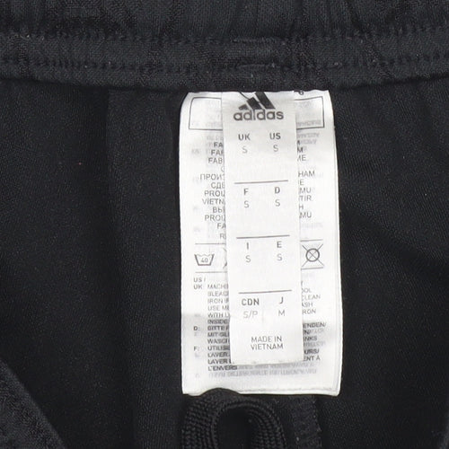 Adidas Mens Black Small Athletic Sports Shorts Training Running