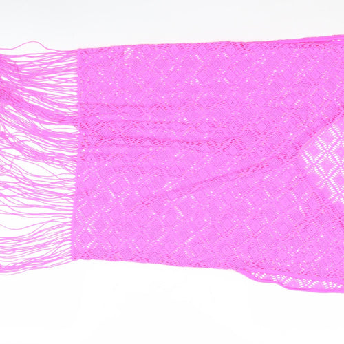 Boutique Women’s Pink Crochet Fringe Tunic Blouse S V-Neck Summer