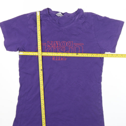 Uneek Men’s Purple XL Graphic Cotton T-Shirt Crew Neck Short Sleeve