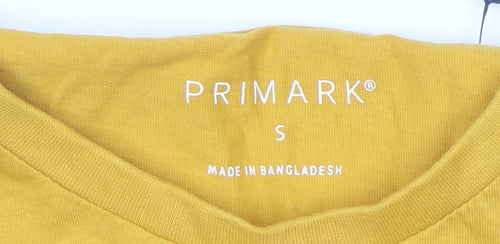 Primark Men's Yellow Seattle Washington Graphic T-Shirt Size S