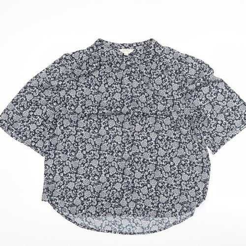 Marks and Spencer Women’s Blue Floral Tunic Blouse Size 12