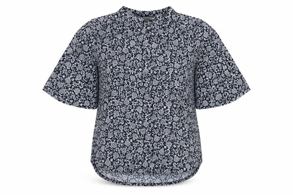 Marks and Spencer Women’s Blue Floral Tunic Blouse Size 12