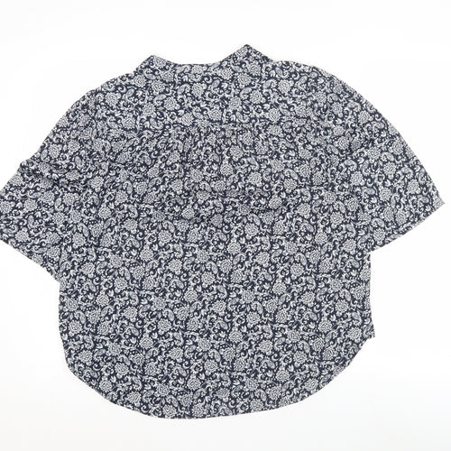 Marks and Spencer Women’s Blue Floral Tunic Blouse Size 12