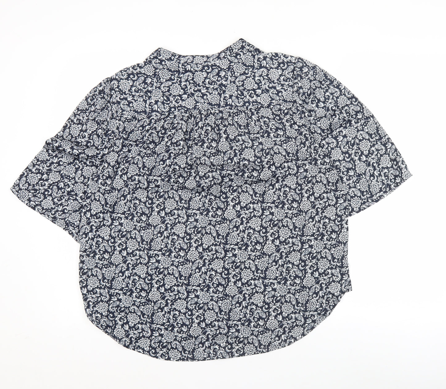 Marks and Spencer Women’s Blue Floral Tunic Blouse Size 12