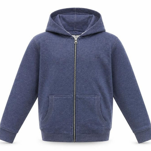 Next Boys Blue Full Zip Hoodie Age 9 Years Cotton Blend Casual