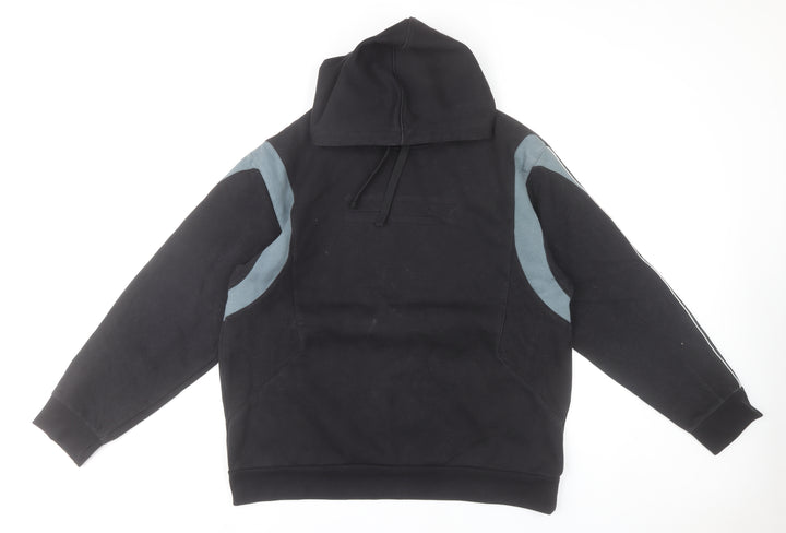 Domyos Men’s Black XL Pullover Hoodie Regular Fit Gym Training